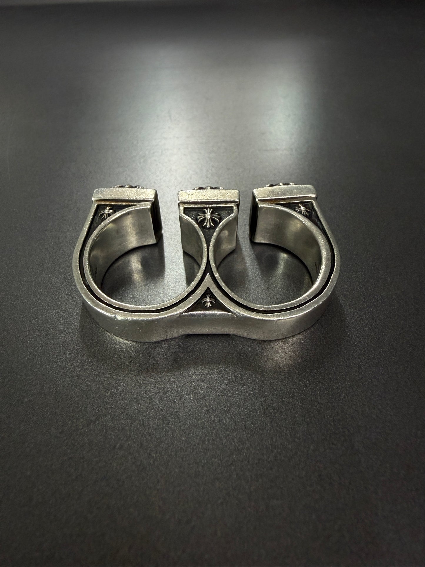 Chrome Hearts CH Plus Brass Knuckles Ring