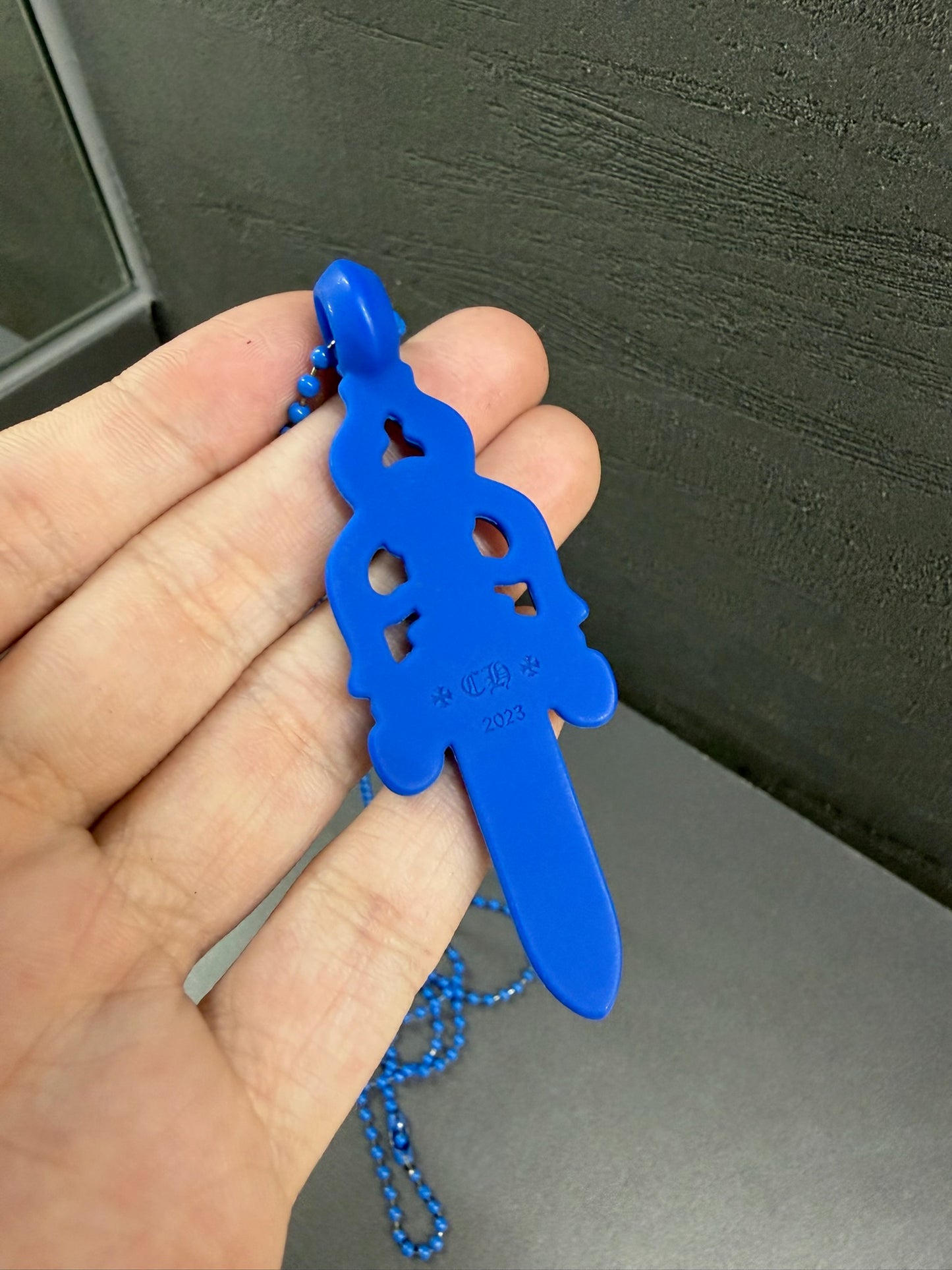 Chrome Hearts Dagger Silicon Necklace