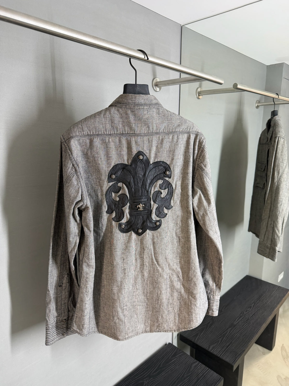 Chrome Hearts BS Fleur Patch Military Shirt