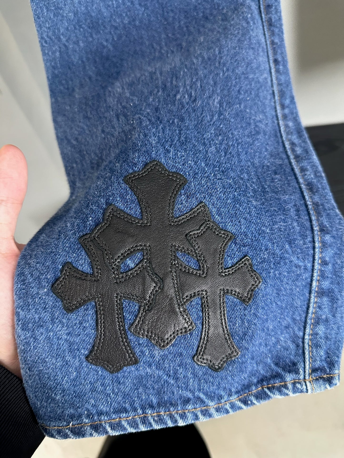 Chrome Hearts x Levi’s Cross Patch Jeans