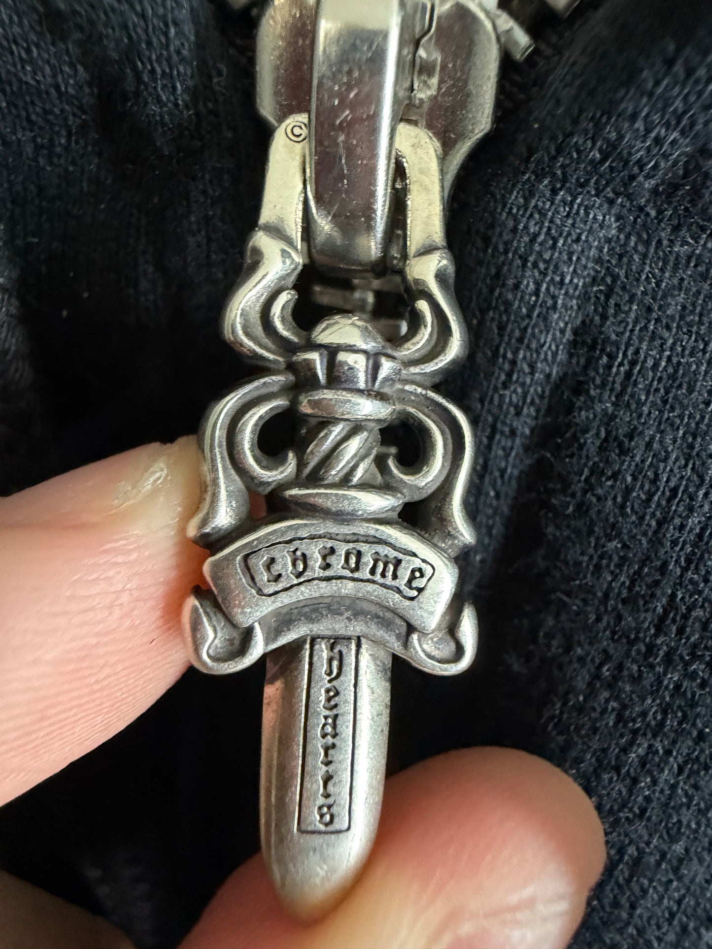 Chrome Hearts Pink Horseshoe Zip-up
