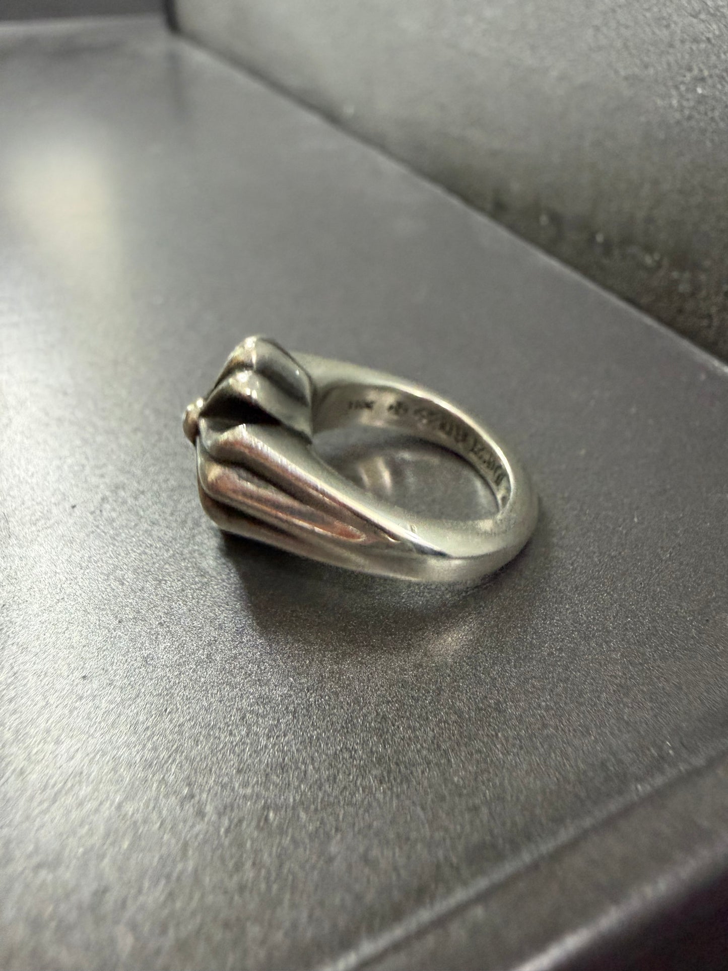 Chrome Hearts Cut Out Maltese Plus Ring L