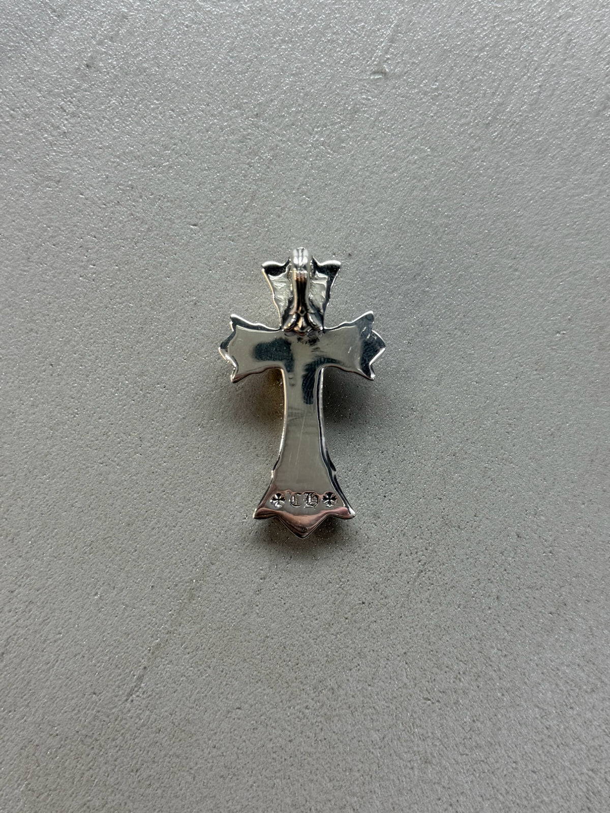 Chrome Hearts Double Cross DBL Pendant with Diamonds