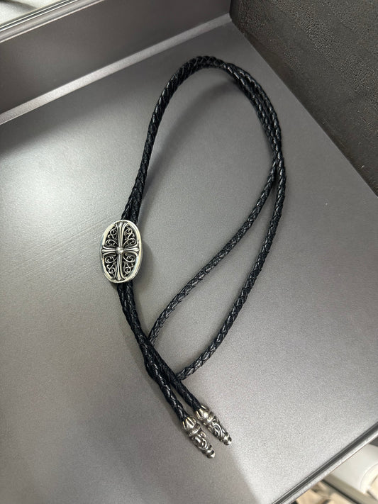 Chrome Hearts Oval Cross Bolo Tie