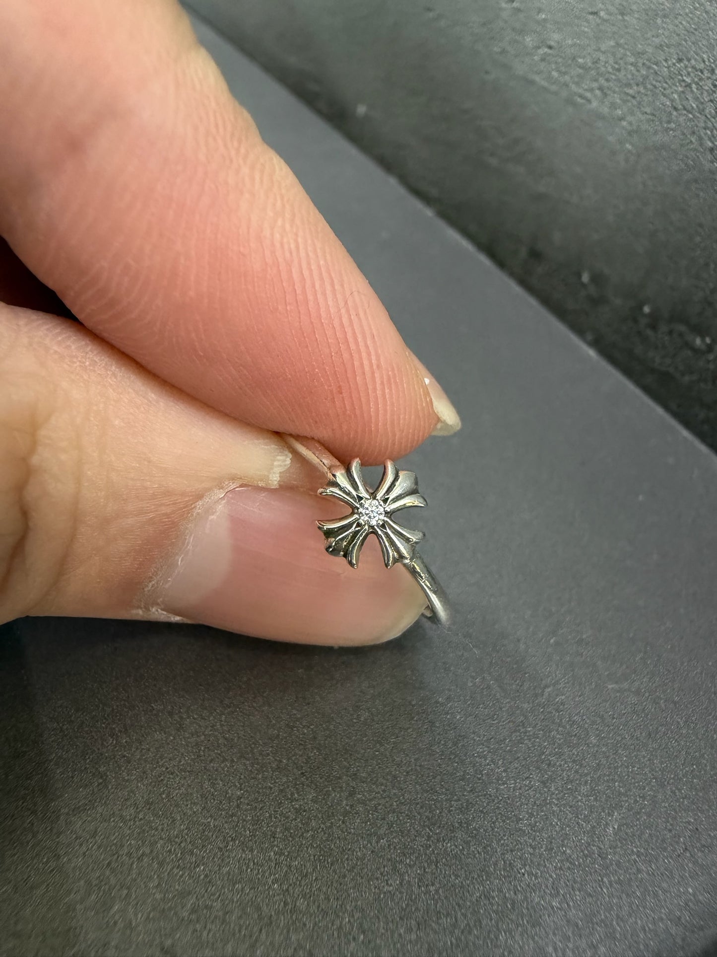 Chrome Hearts Bubblegum Ring with diamond