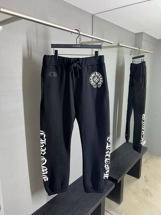 Chrome Hearts Scroll Logo Split Pocket Sweatpants