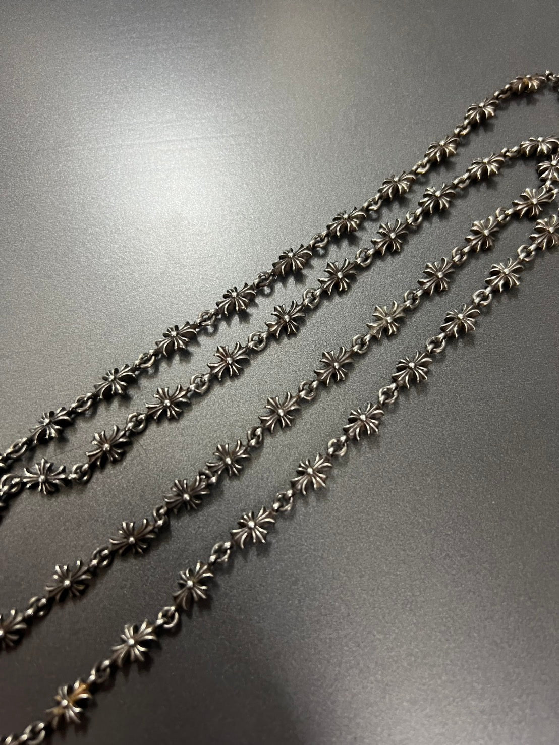 Chrome Hearts Tiny E Choke Chain Necklace 90cm (Special Order)