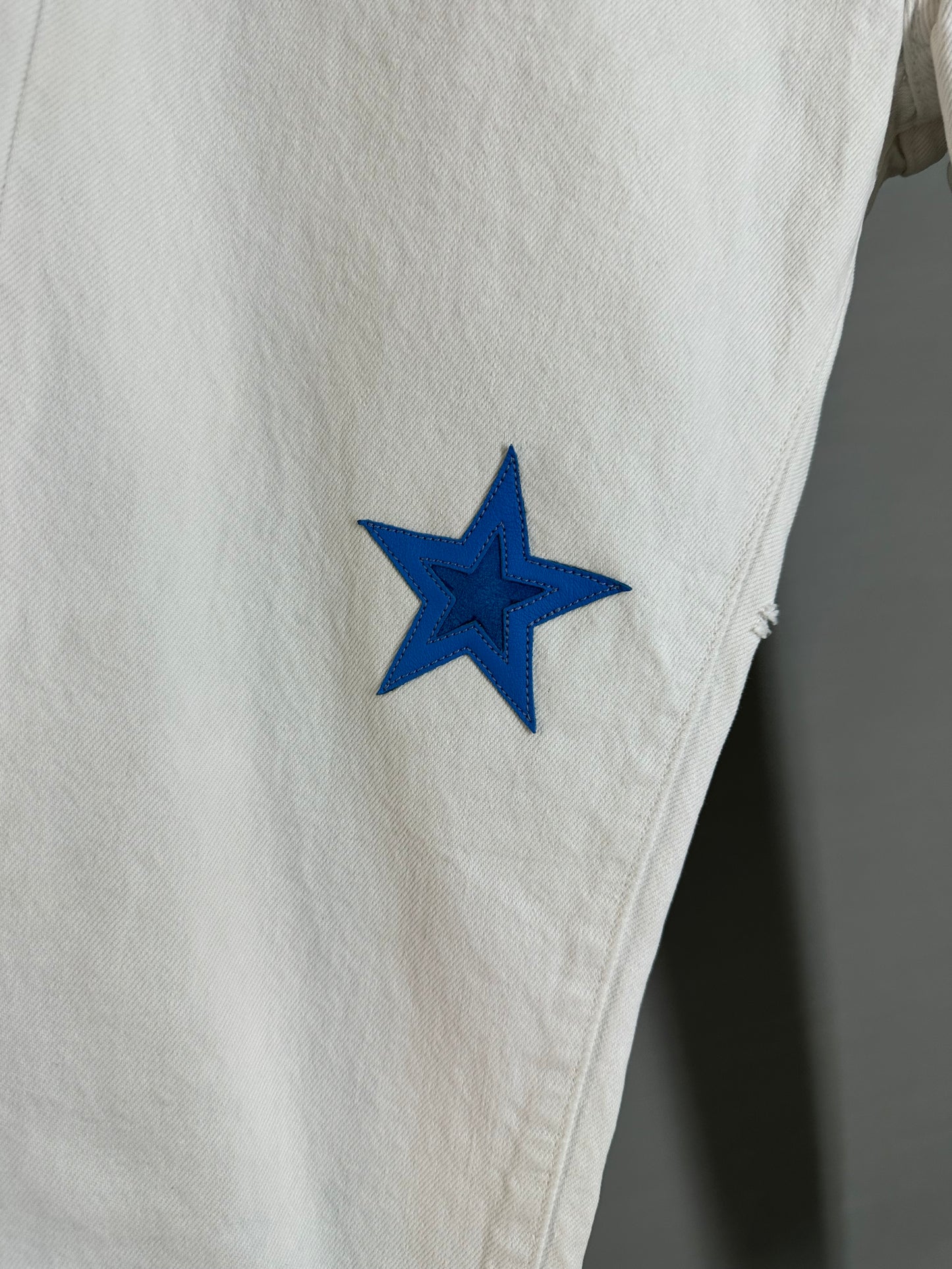Chrome Hearts Blue Star Patch Levi’s 501 Jeans