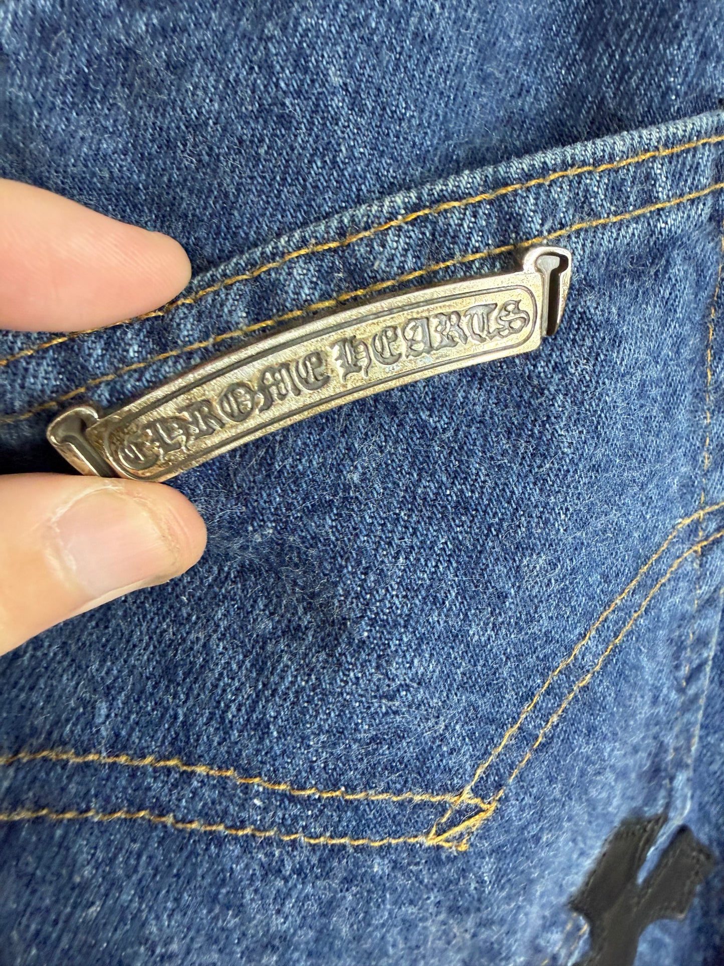Chrome Hearts Levi’s Leather Patch 501 Jeans