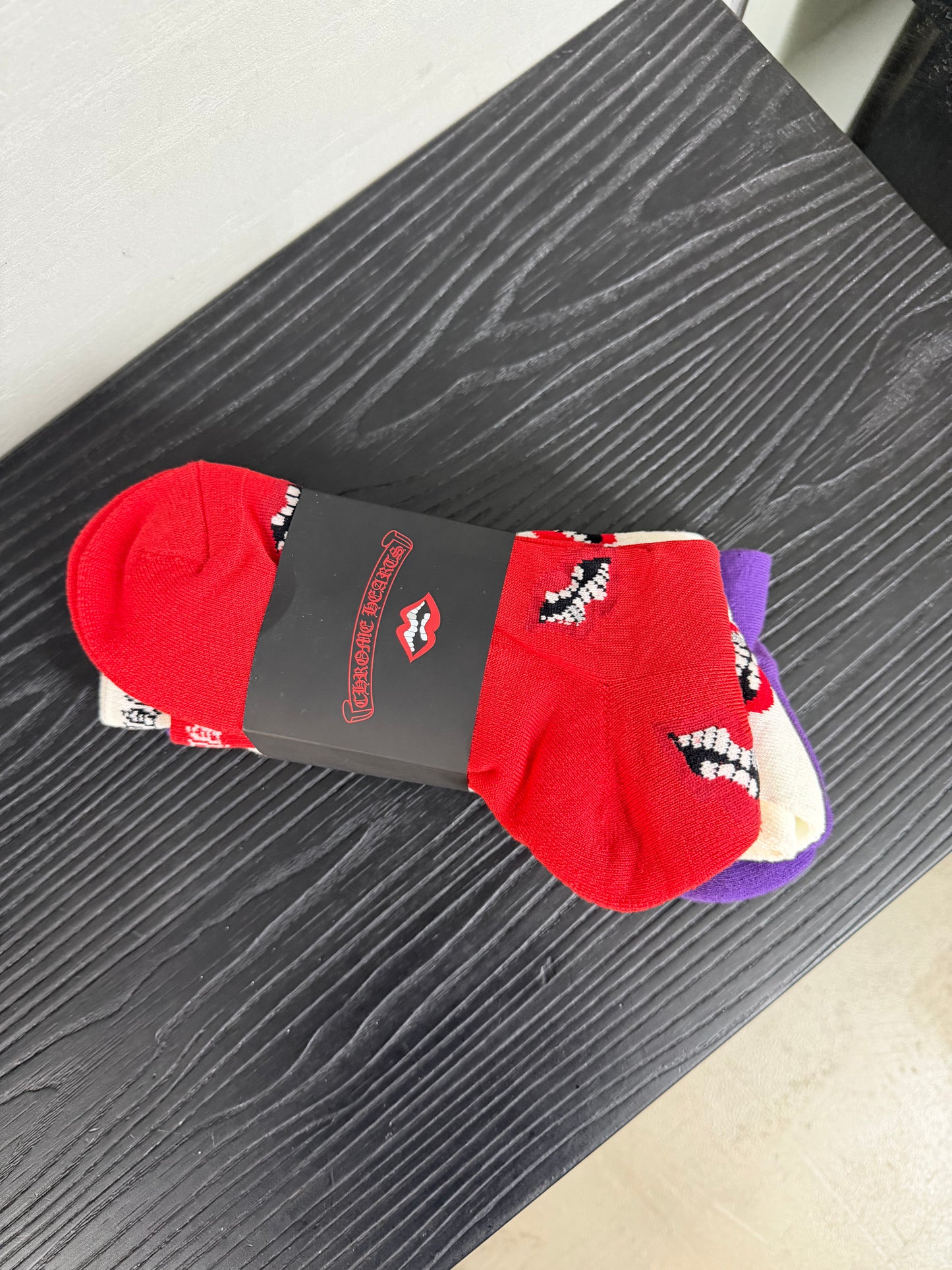 Chrome Hearts Matty Boy 3-pack Chomper Sport Socks