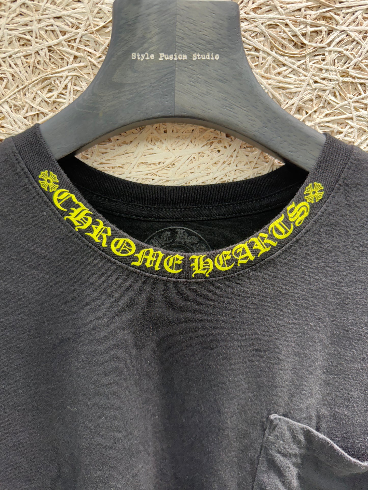 Chrome Hearts neck logo T-shirt