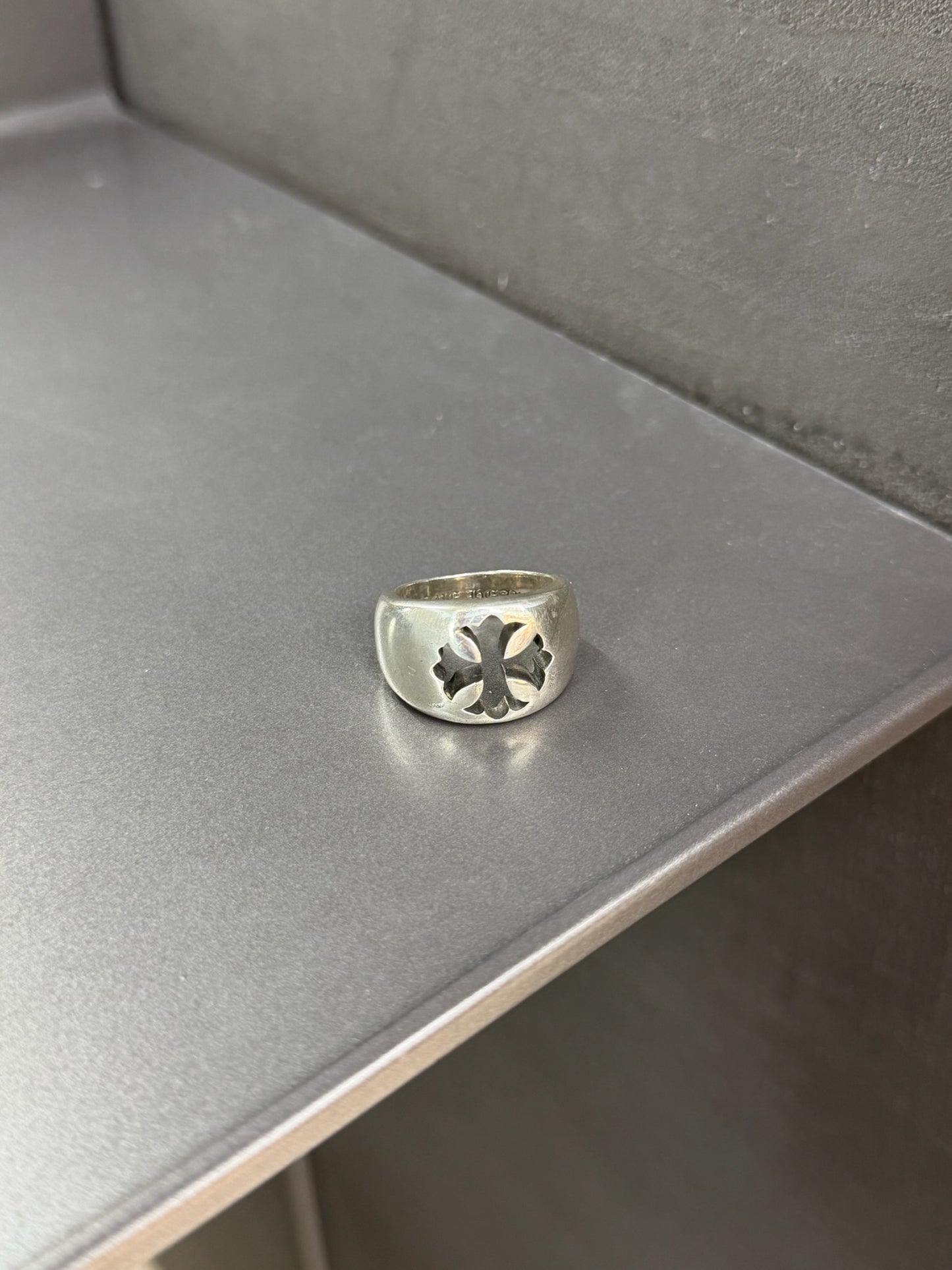 Chrome Hearts Negative Space Plus Cross Ring