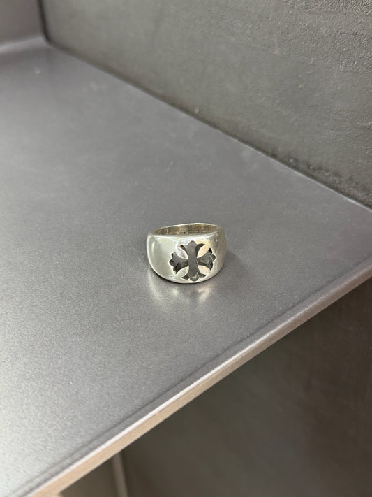 Chrome Hearts Negative Space Plus Cross Ring