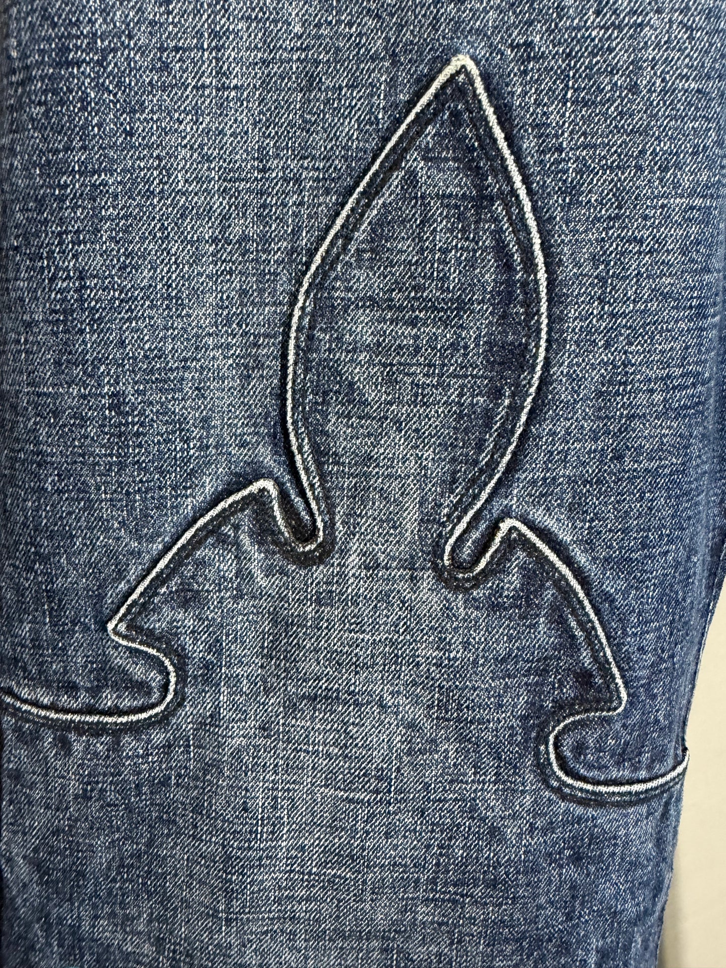 Chrome Hearts Cross Patch Fleur Jeans
