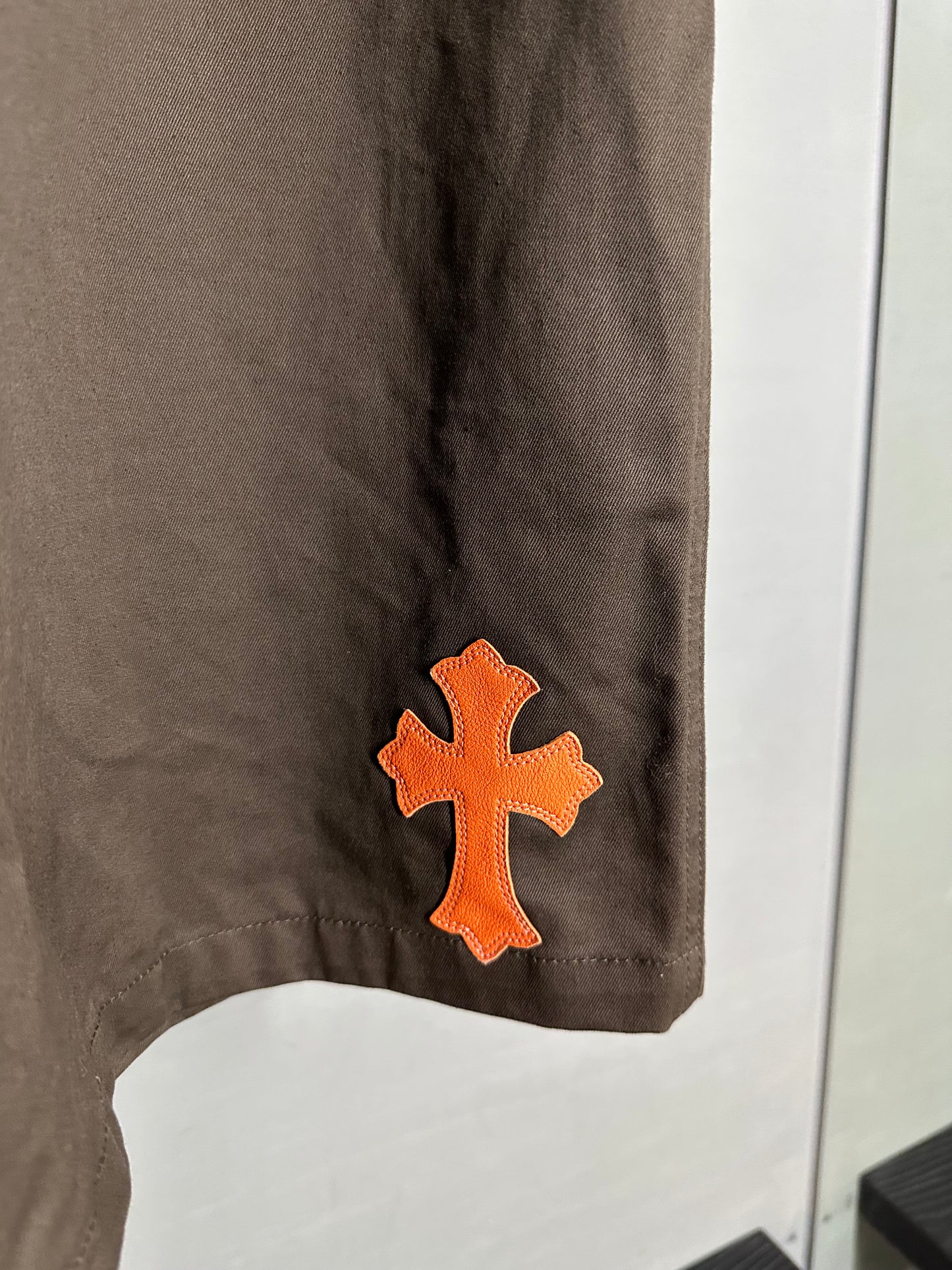 Chrome Hearts Camouflage & Orange Patch Work Dog Jacket