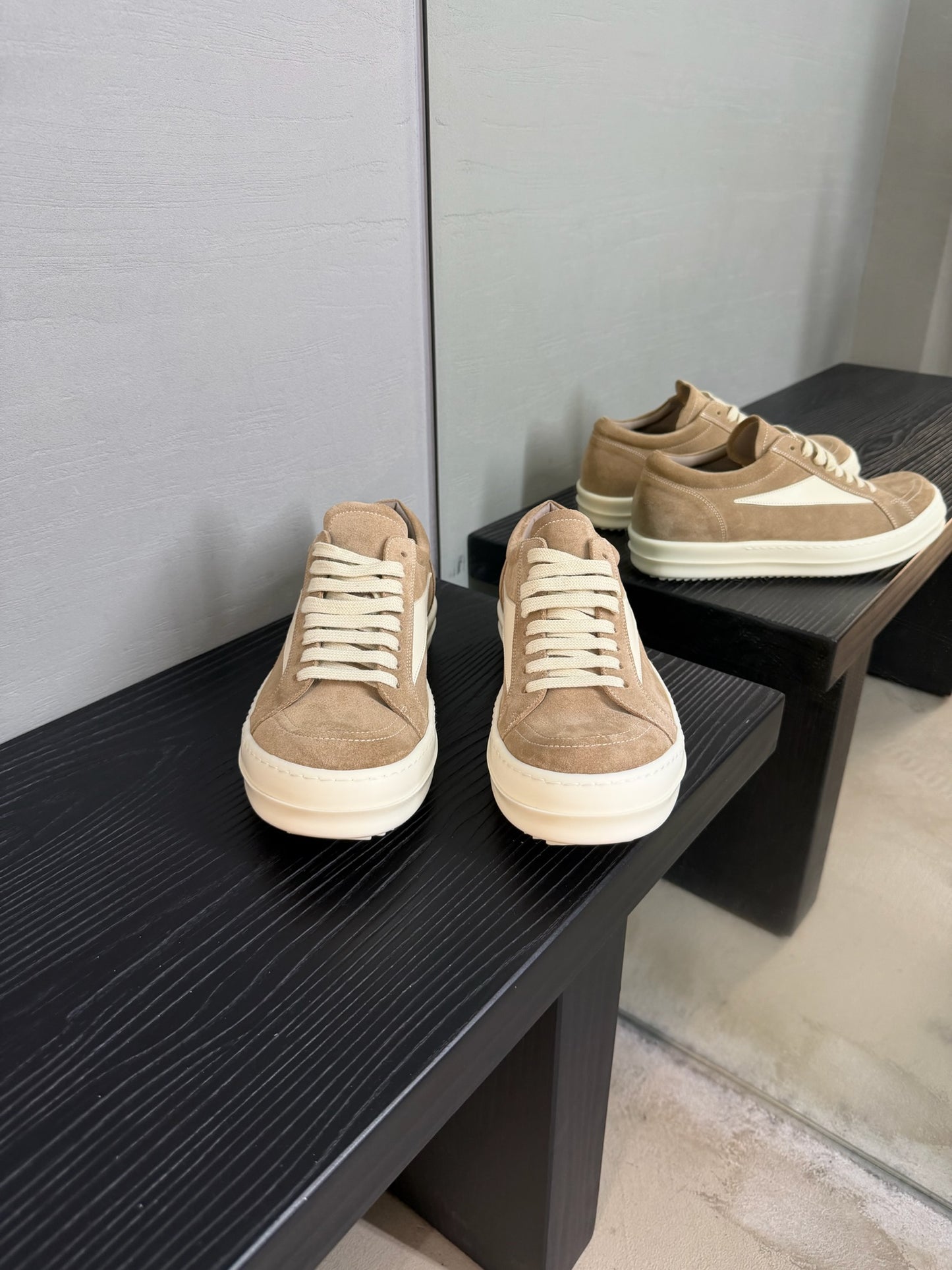 Rick Owens Suede Vintage Sneaks