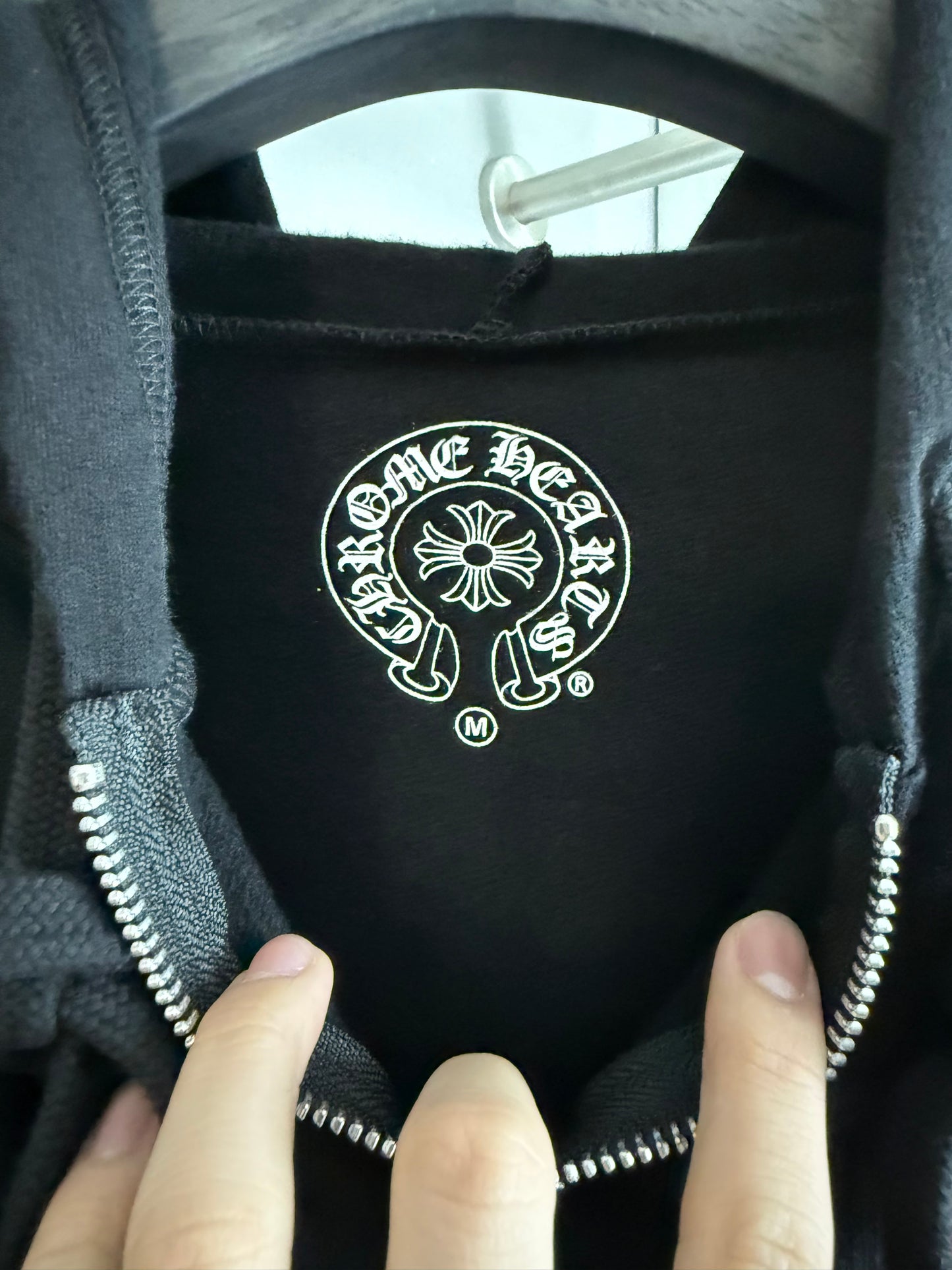 Chrome Hearts Rolling Stone Floral Zip-up