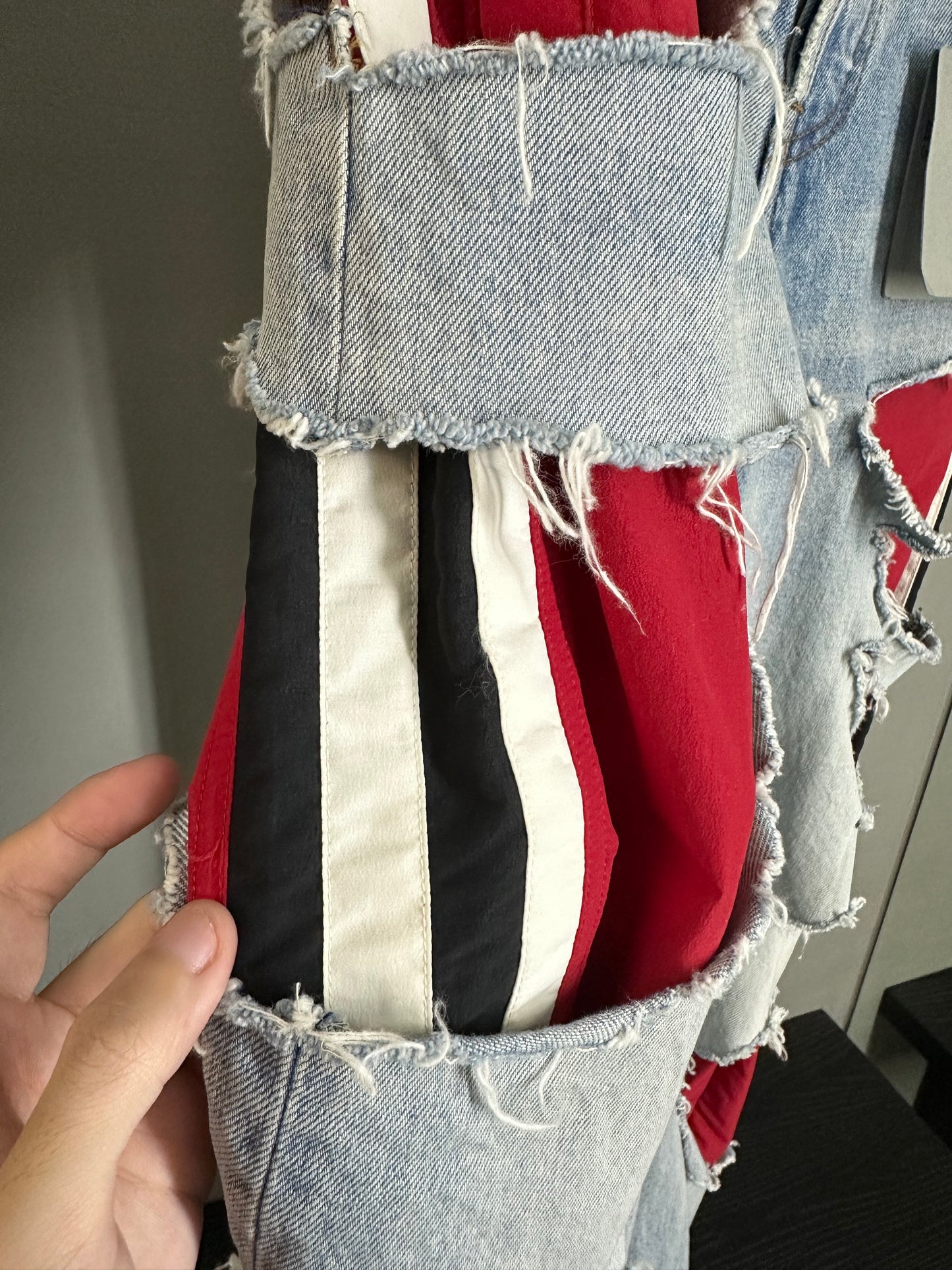 Balenciaga Slashed Hybrid Jeans
