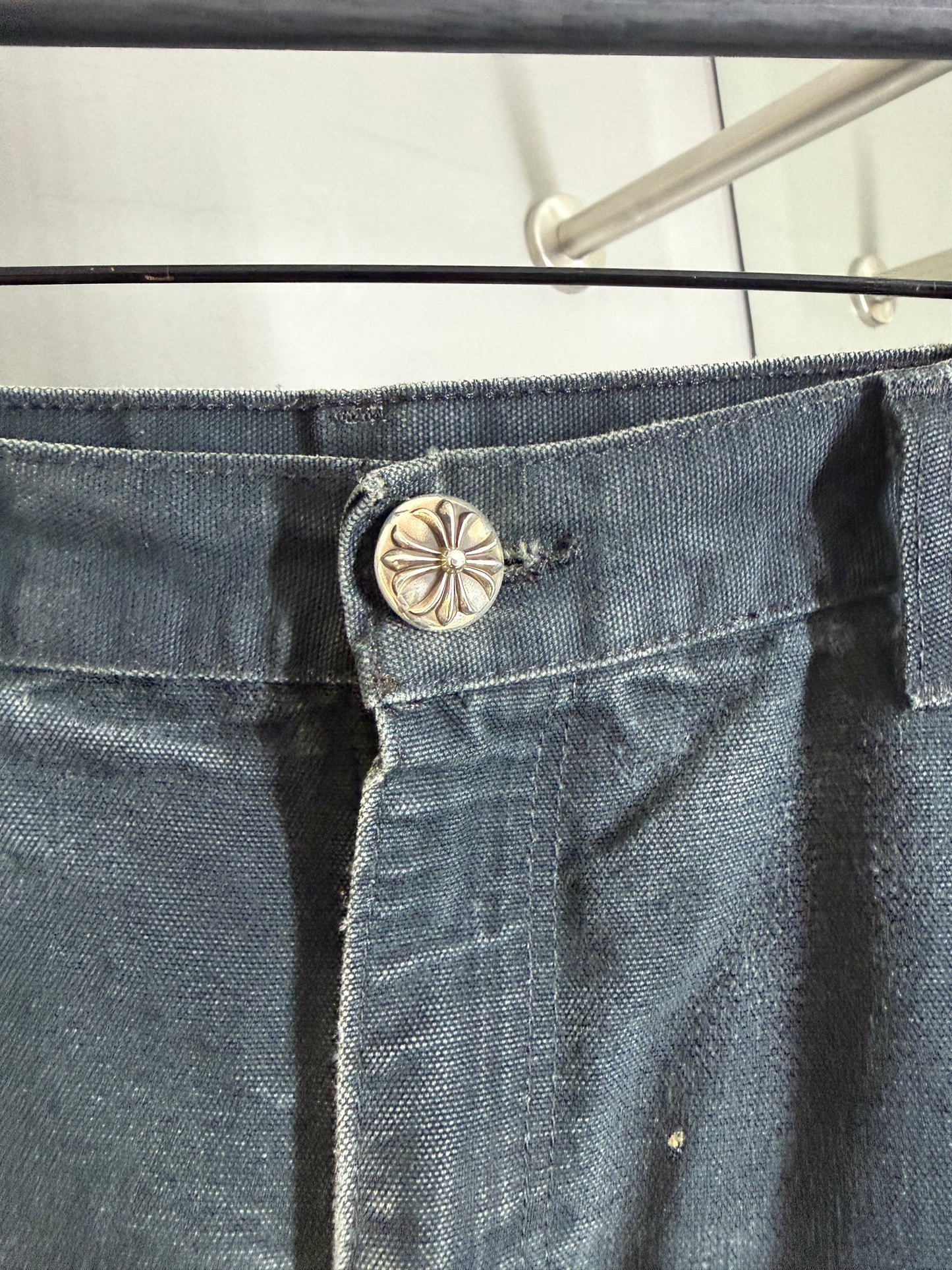 Chrome Hearts cross patch double knee carpenter pants (F&F)