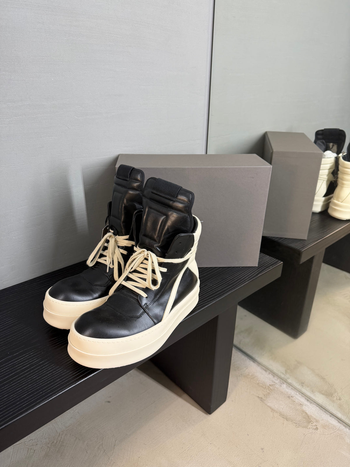 Rick Owens Mega Bumper Geobasket Sneakers