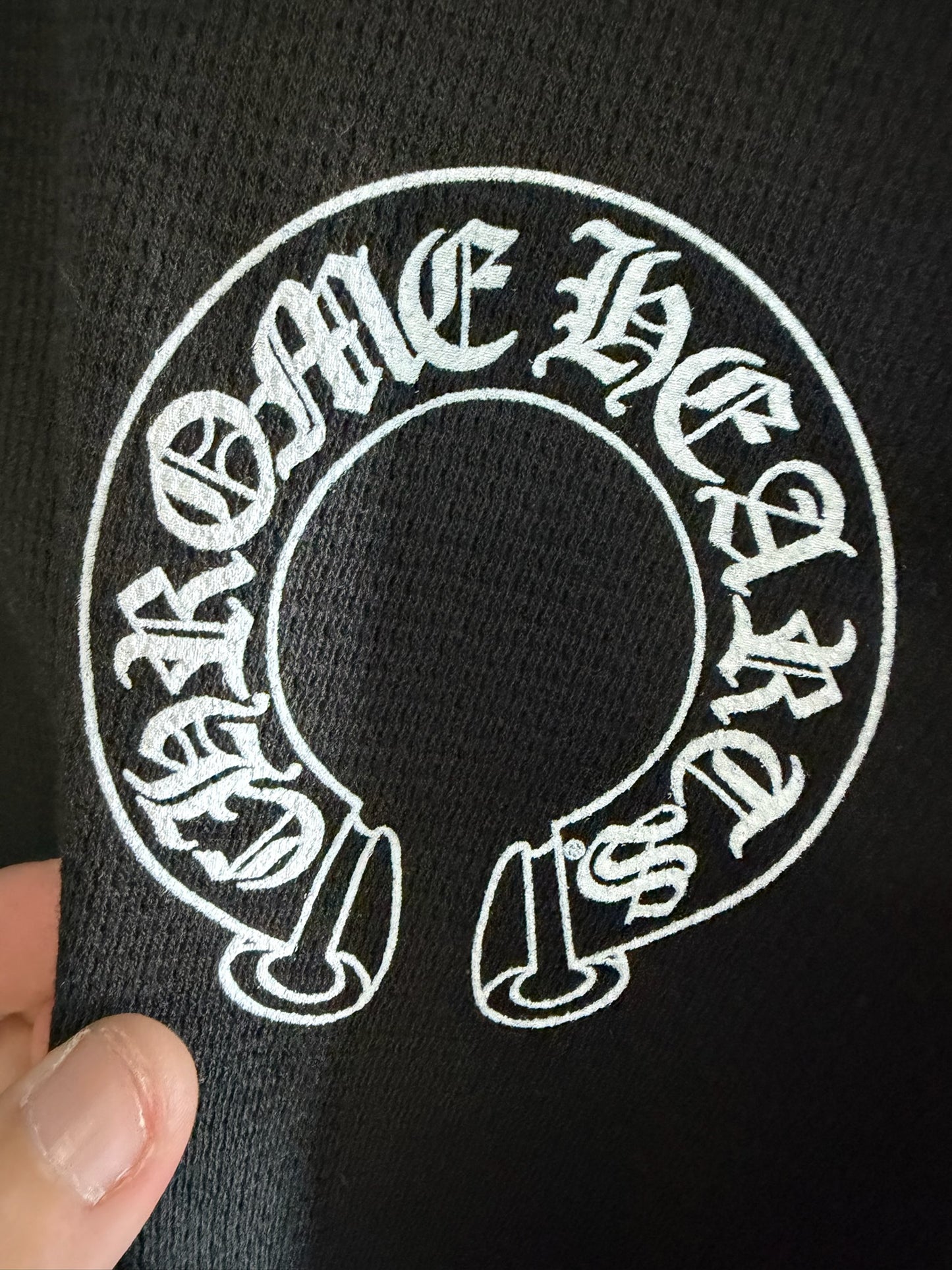 Chrome Hearts Horseshoe Floral Thermal Long Sleeve