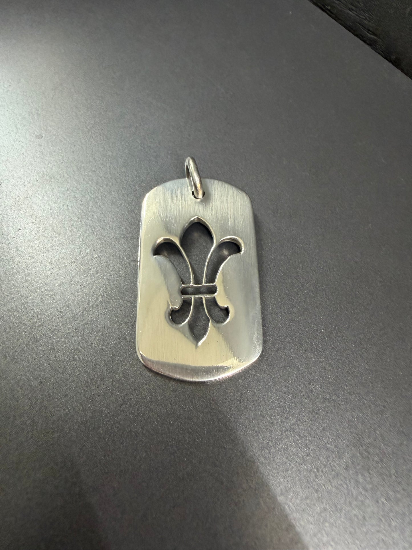 Chrome Hearts Fleur Dog Tag