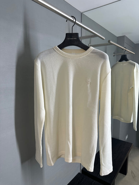 Chrome Hearts Waffle Thermal Embroidered Long Sleeve