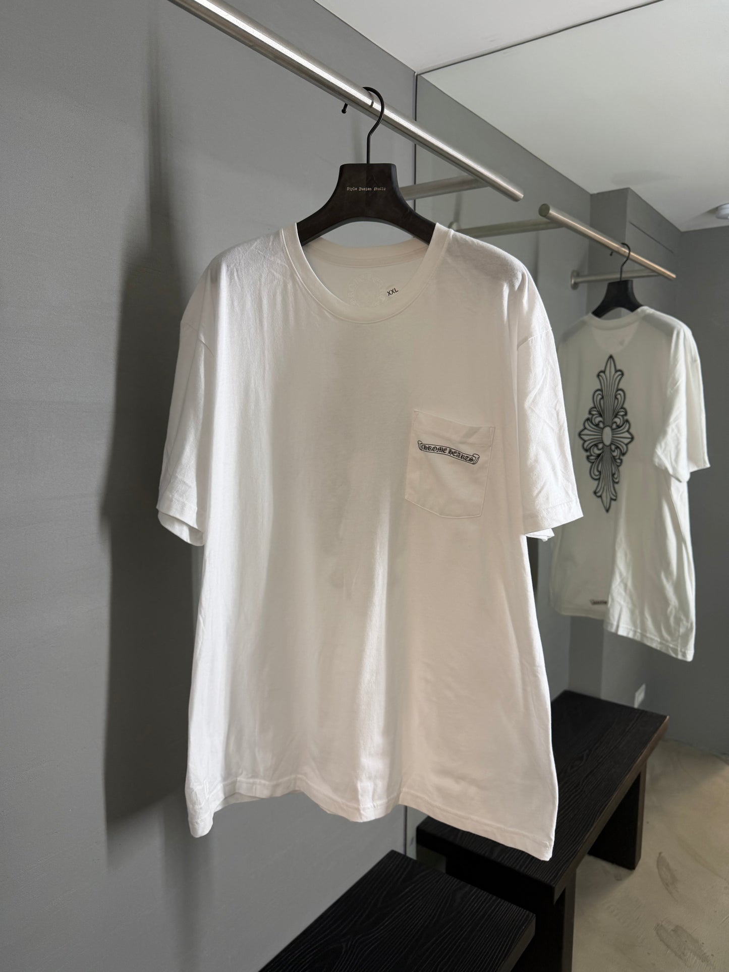 Chrome Hearts Back Floral T-Shirt