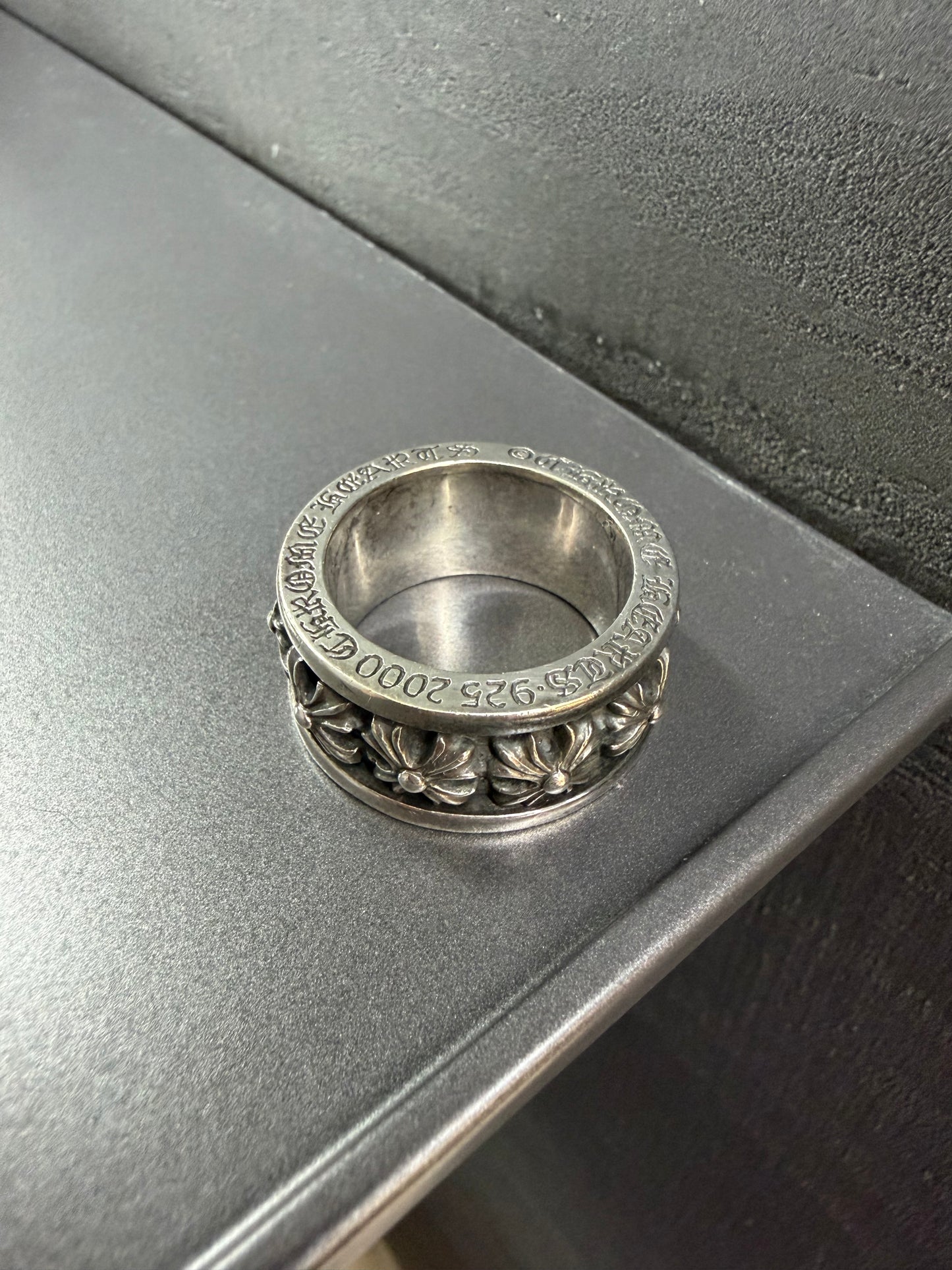 Chrome Hearts Cross Spinner Ring