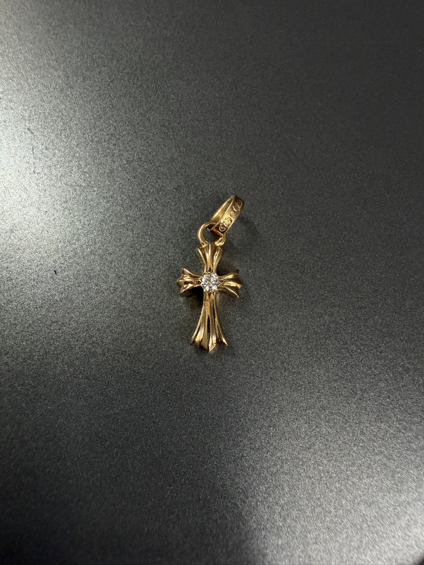 Chrome Hearts 22k Babyfat BBF Pendant with Diamond