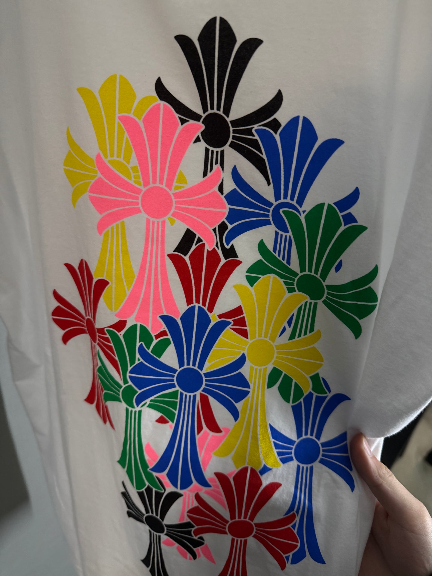 Chrome Hearts Multicolor Cemetery Cross T-Shirt