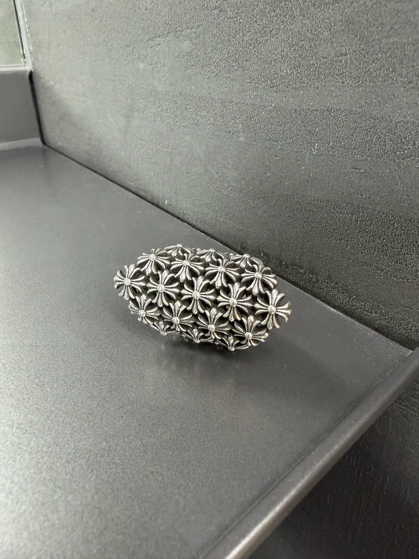 Chrome Hearts Chainmail Cross Ring
