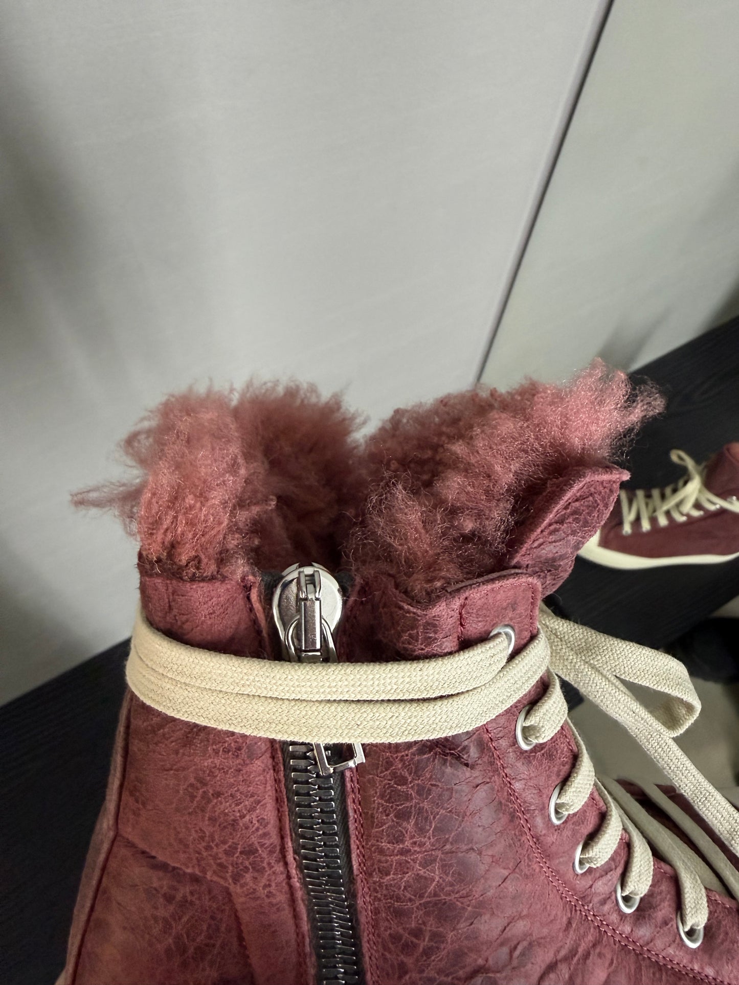 Rick Owens minimal Ramones High-top sneakers