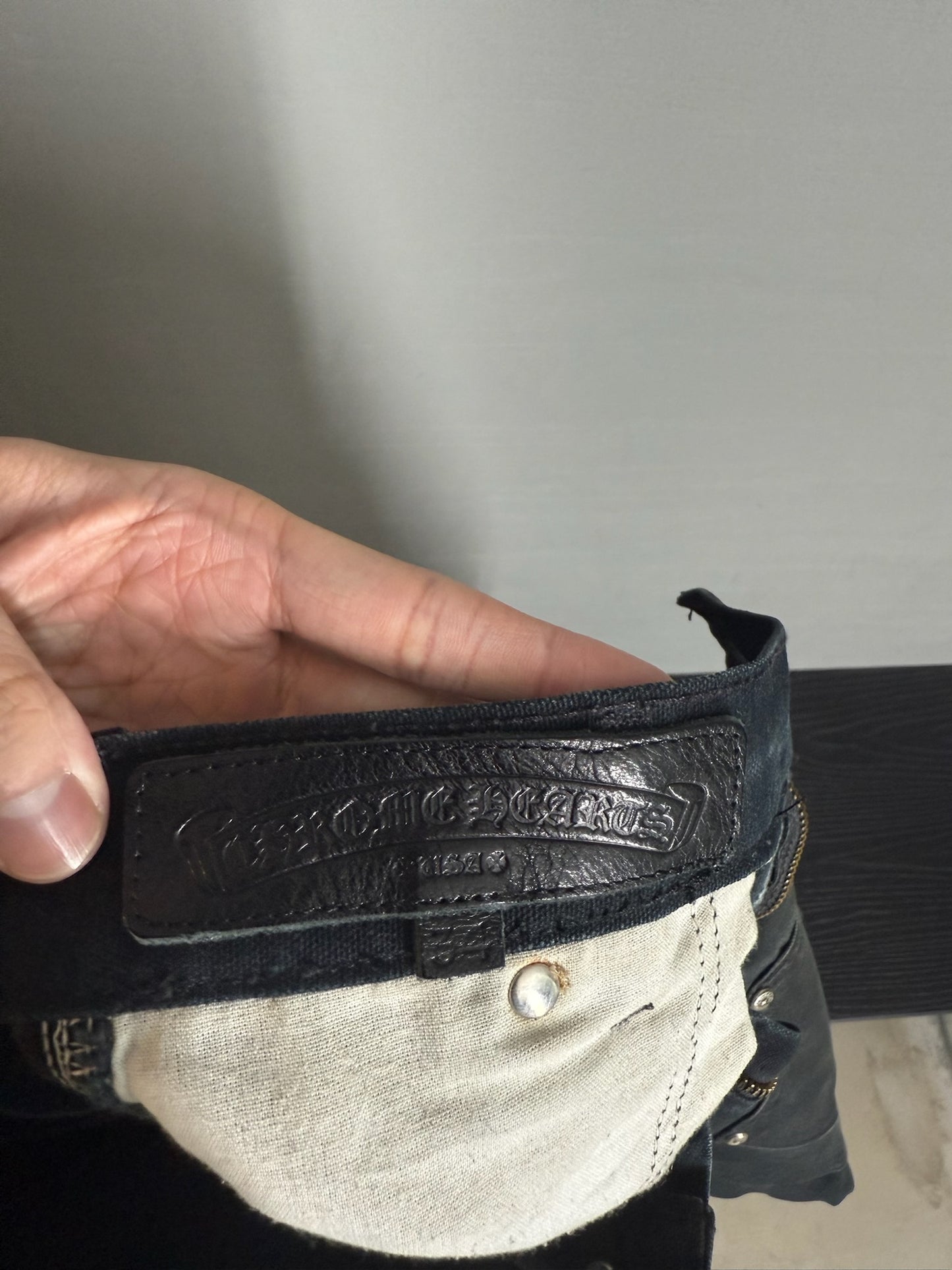 Chrome Hearts St.Barth Cross Patch Double Knee Carharrt Pants