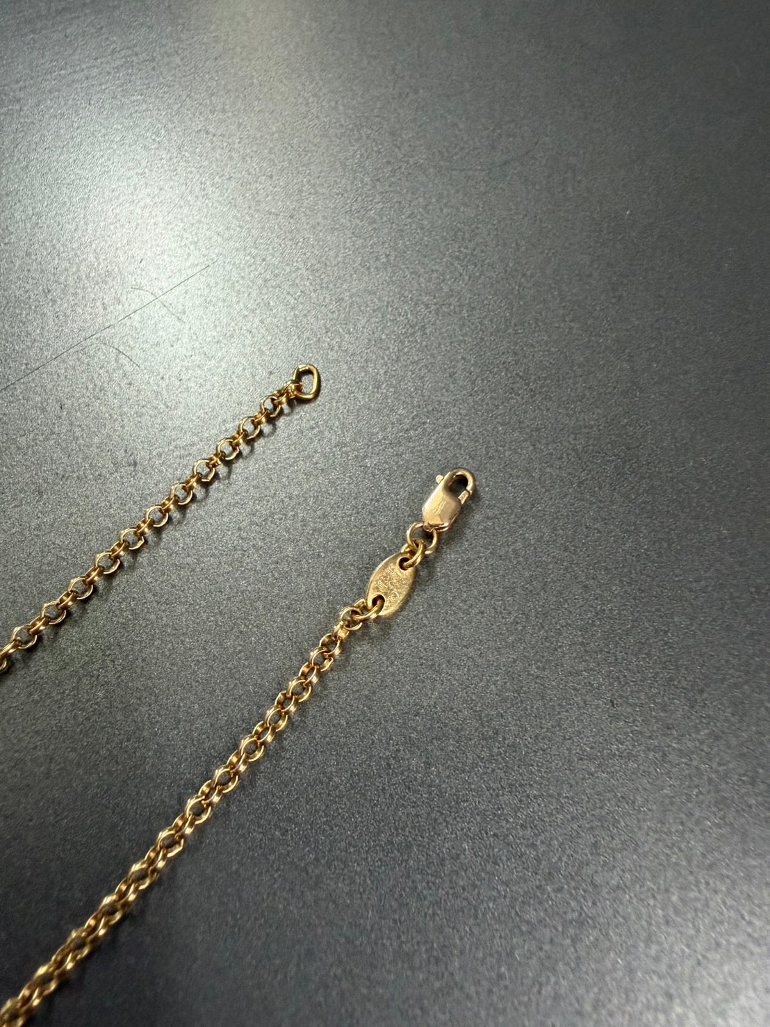 Chrome Hearts 22k Safety Pin Necklace with Diamond