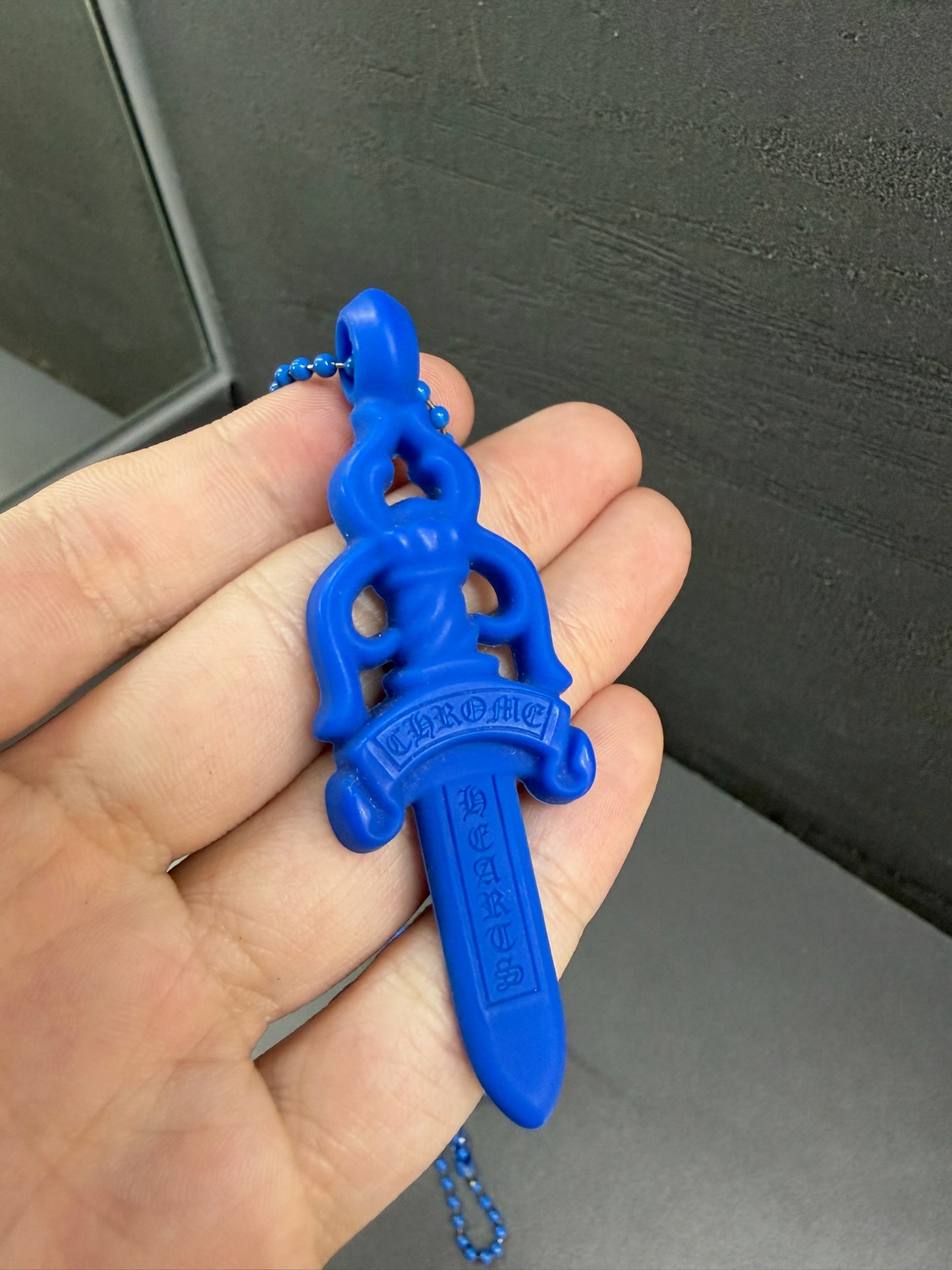 Chrome Hearts Dagger Silicon Necklace