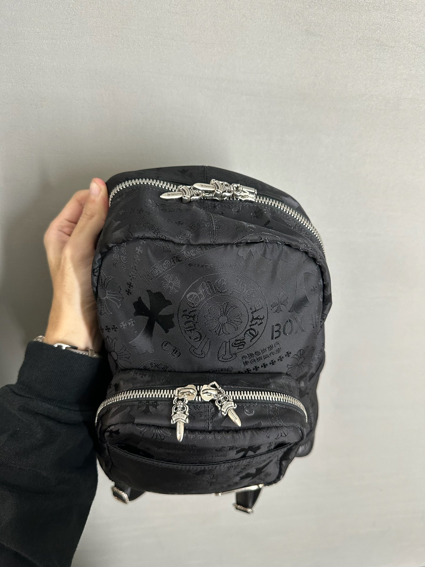 Chrome Hearts Nylon Stencil Monogram Seventh Grade Backpack