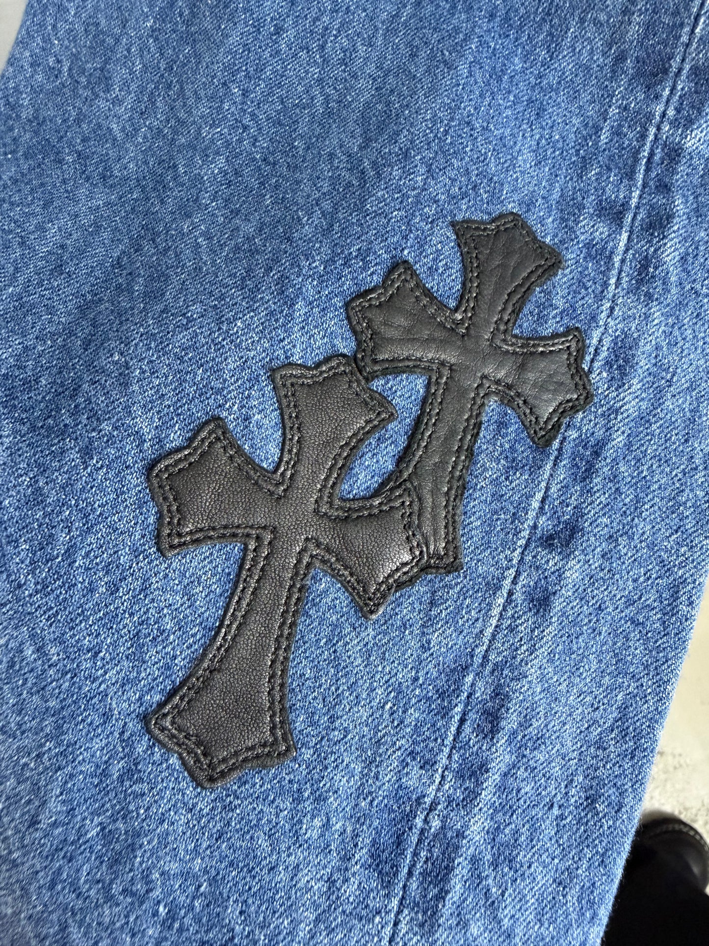 Chrome Hearts Levi’s Leather Patch 501 Jeans