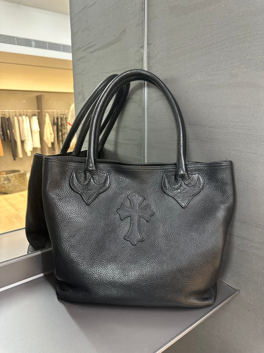 Chrome Hearts Cross Leather Patch Tote Bag