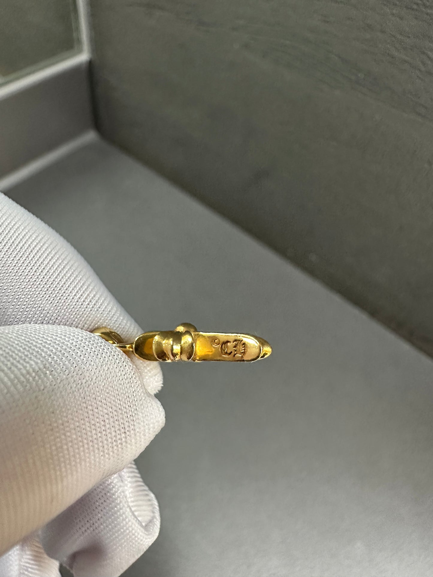 Chrome Hearts 22k Babyfat Pendant with Diamonds