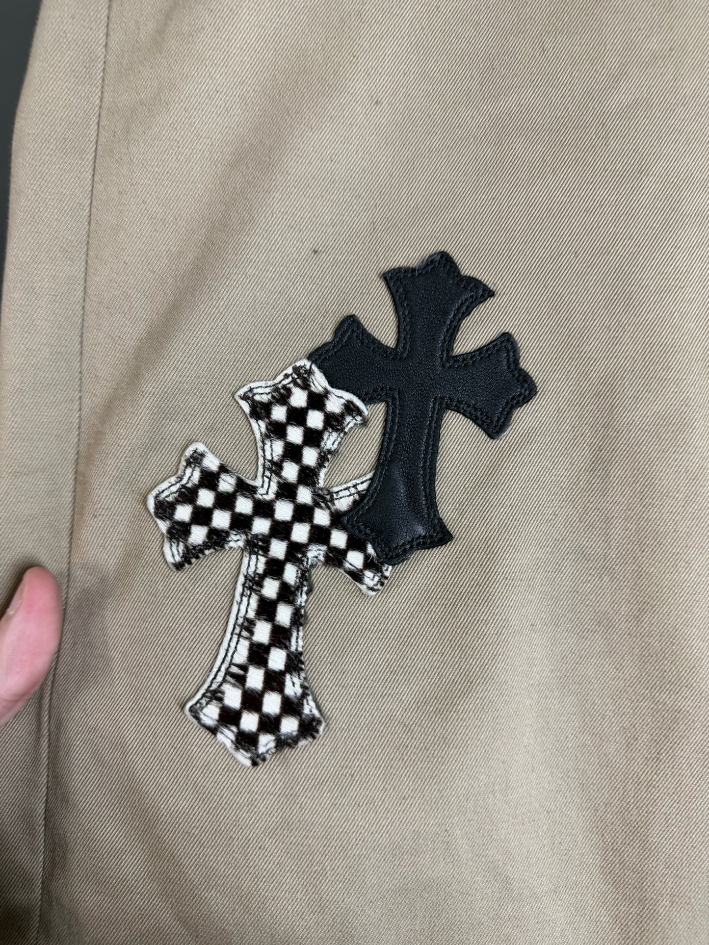Chrome Hearts Cross Patch Chino Pants