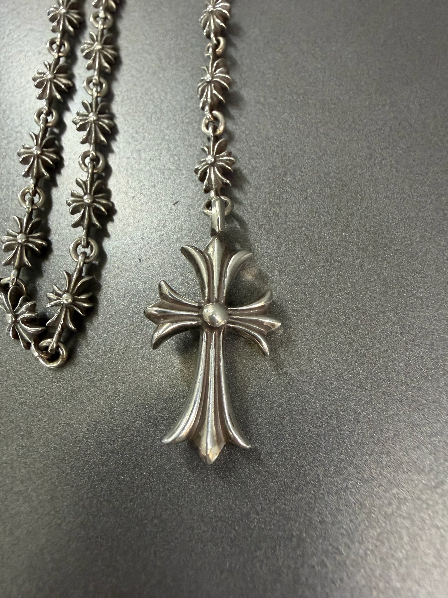Chrome Hearts Tiny E Choke Chain Necklace
