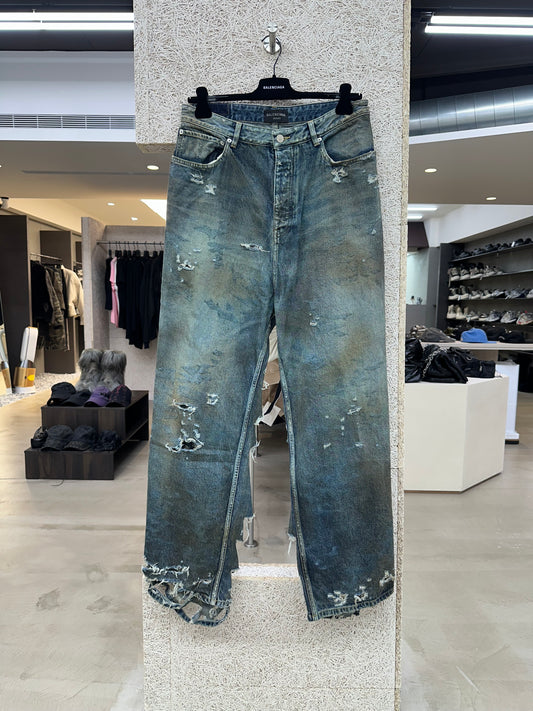 Balenciaga Super Destroyed Jeans