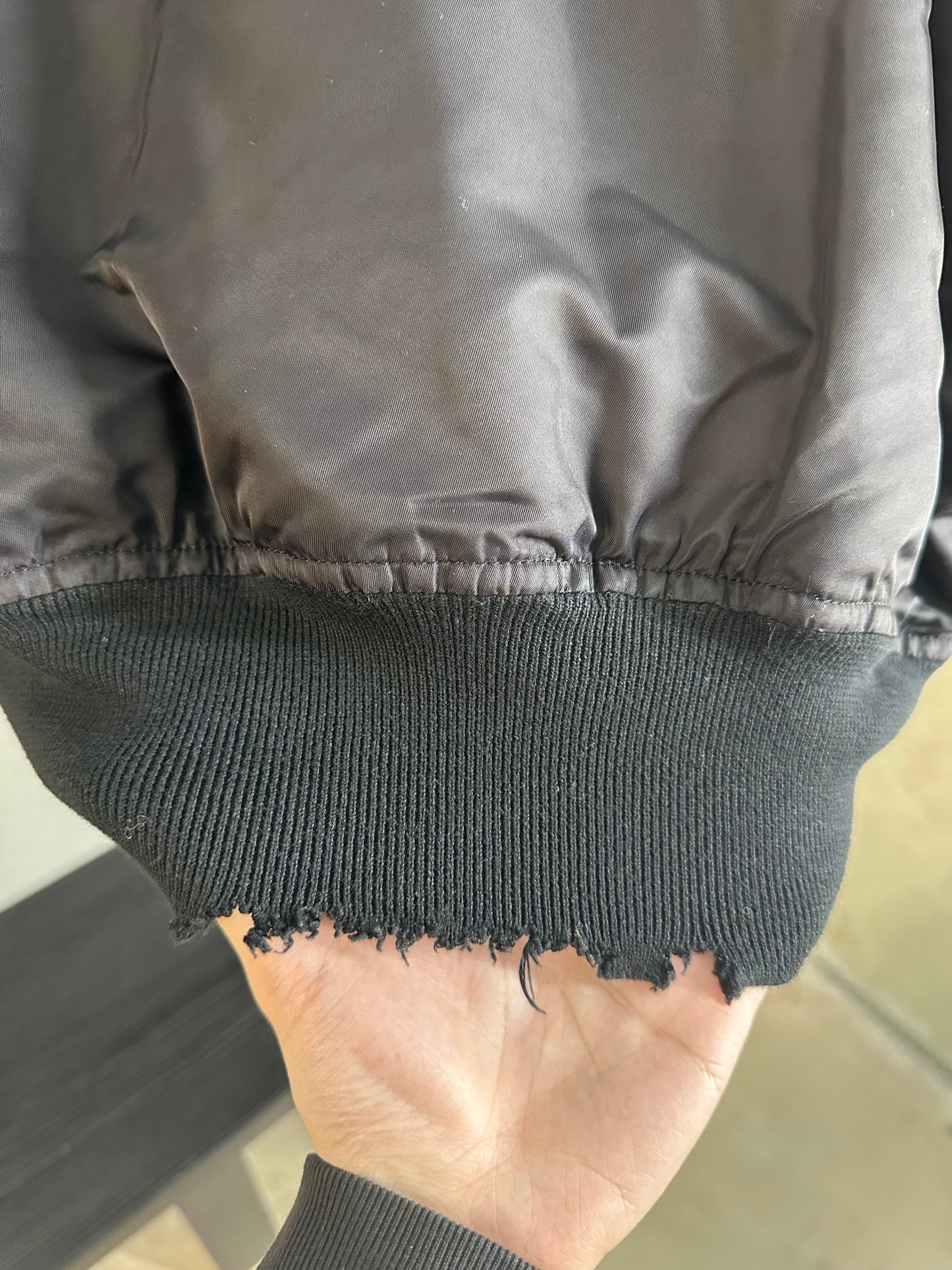 Balenciaga Incognito Hooded Bomber Jacket