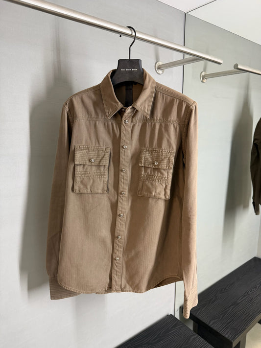 Chrome Hearts BS Fleur Patch Military Shirt