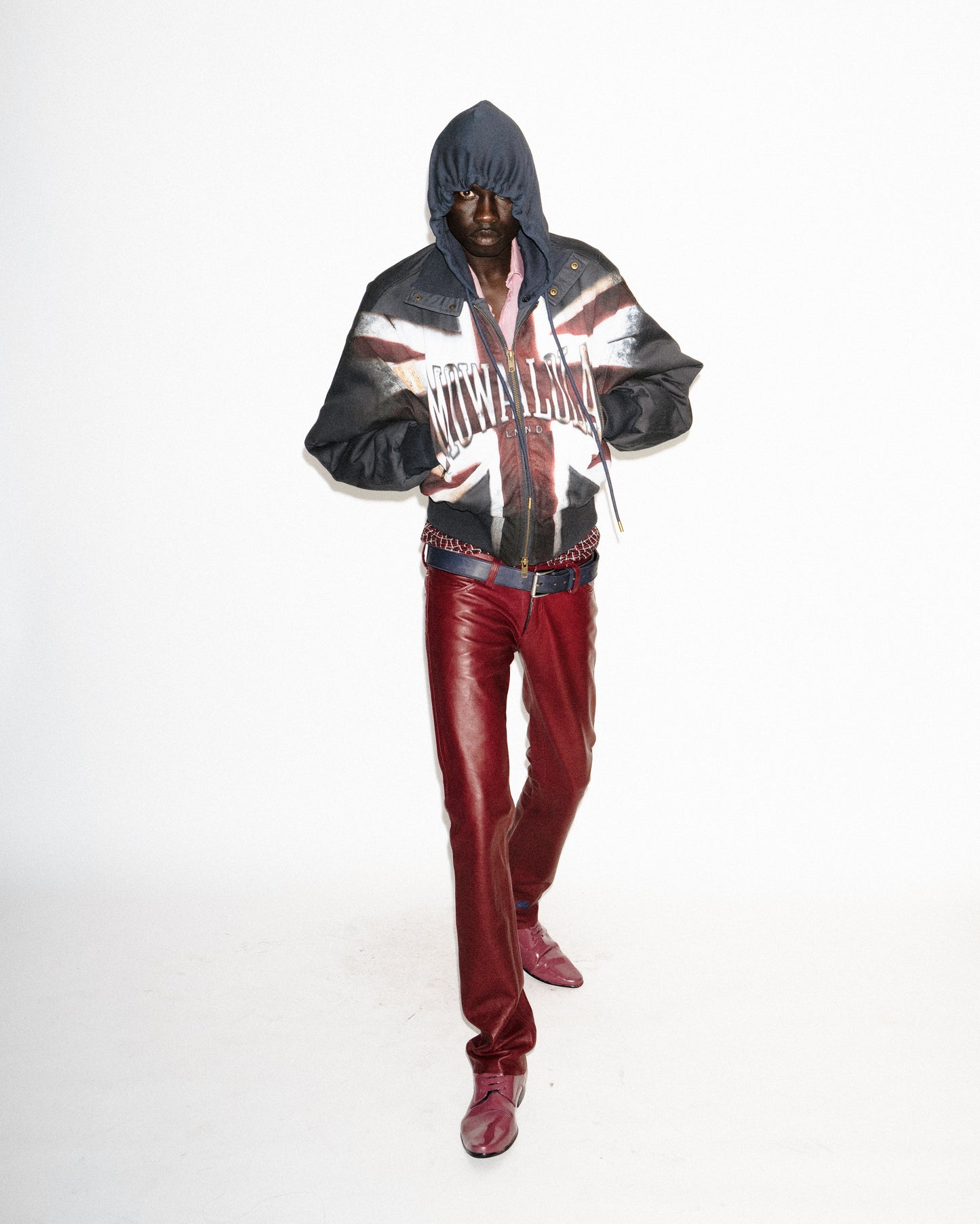 Mowalola Union Jack Bomber