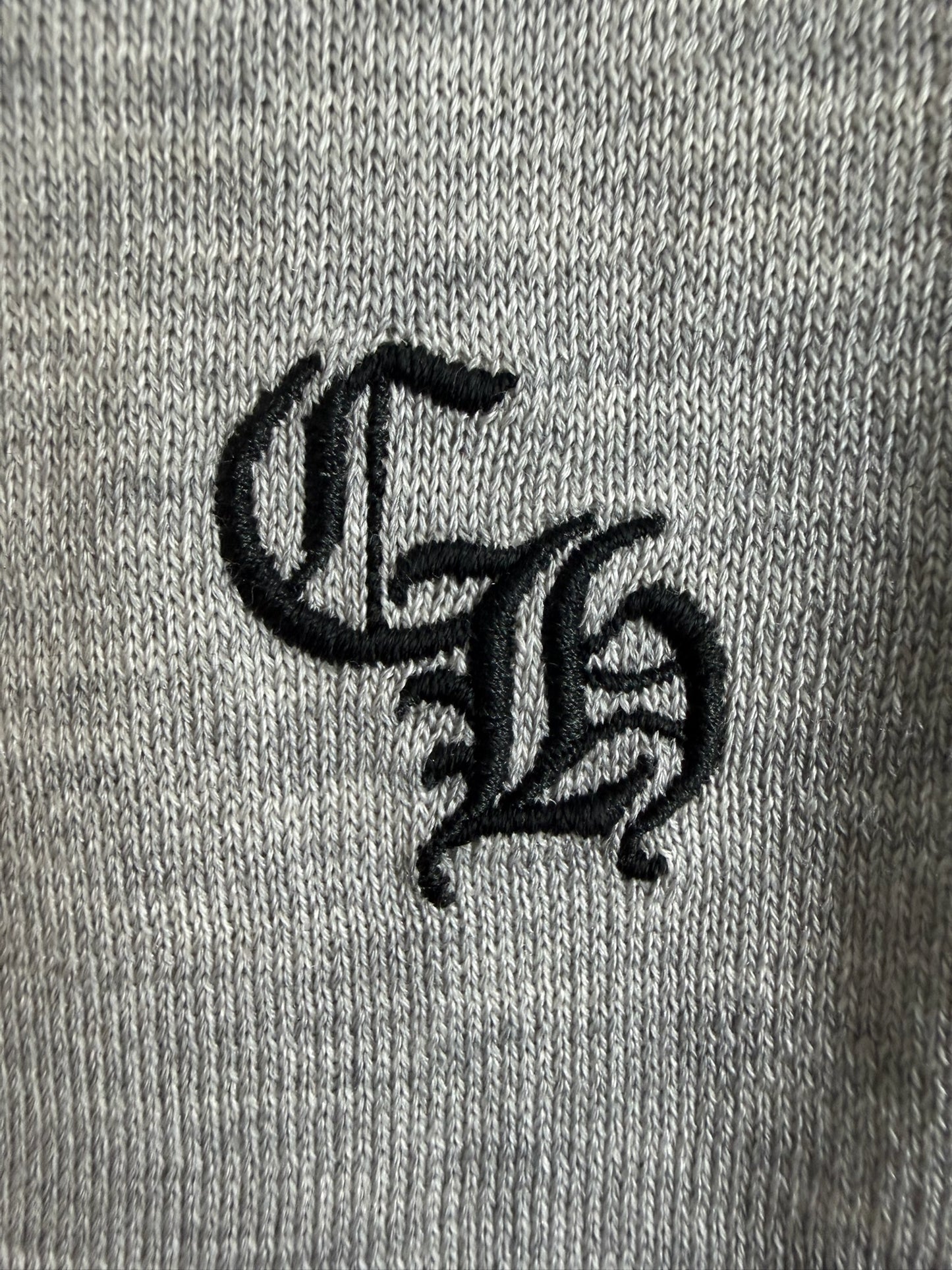 Chrome Hearts Silk Blend Cross Patch Raglan Long Sleeve