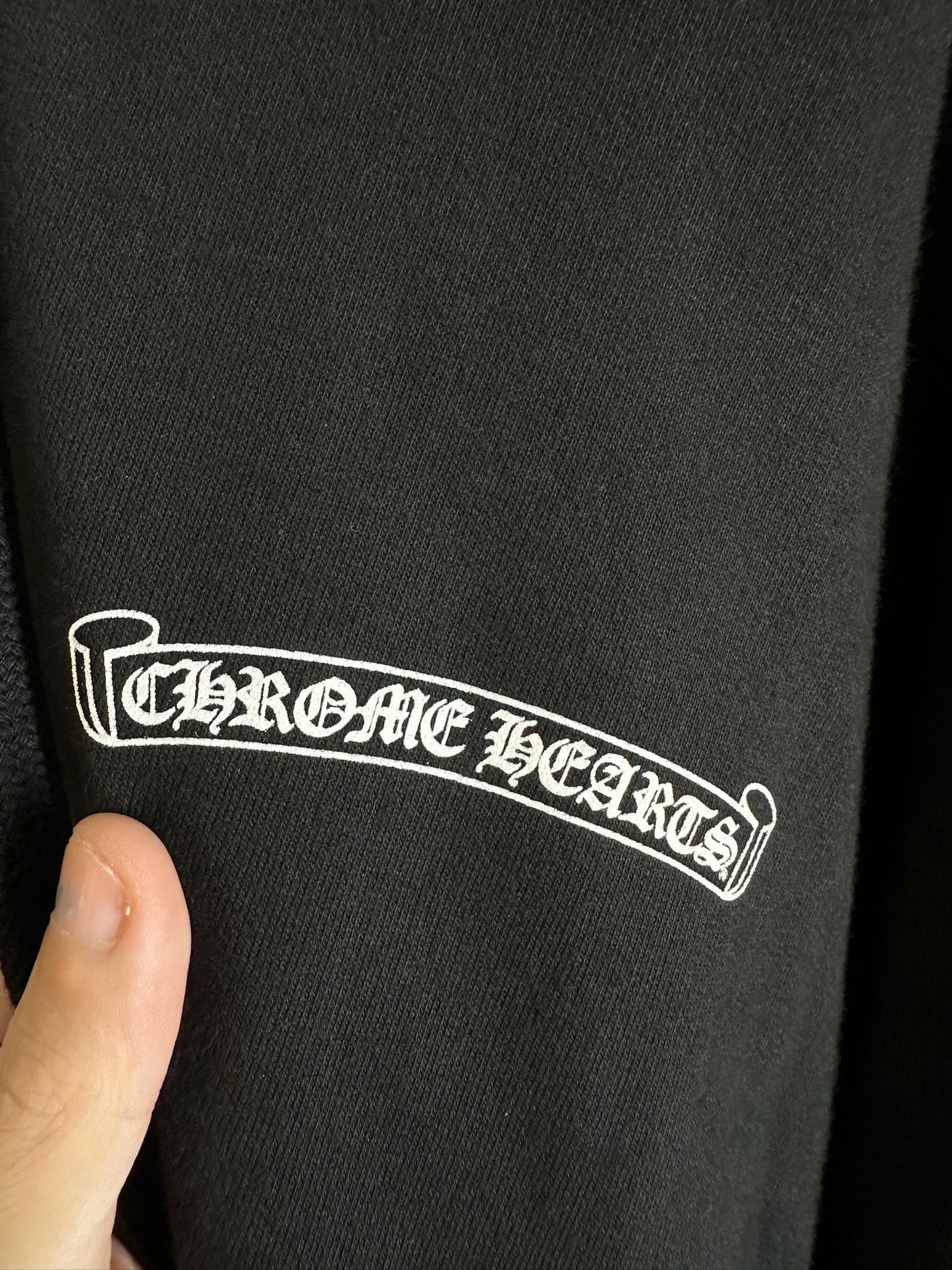 Chrome Hearts Scroll Logo Zip-up