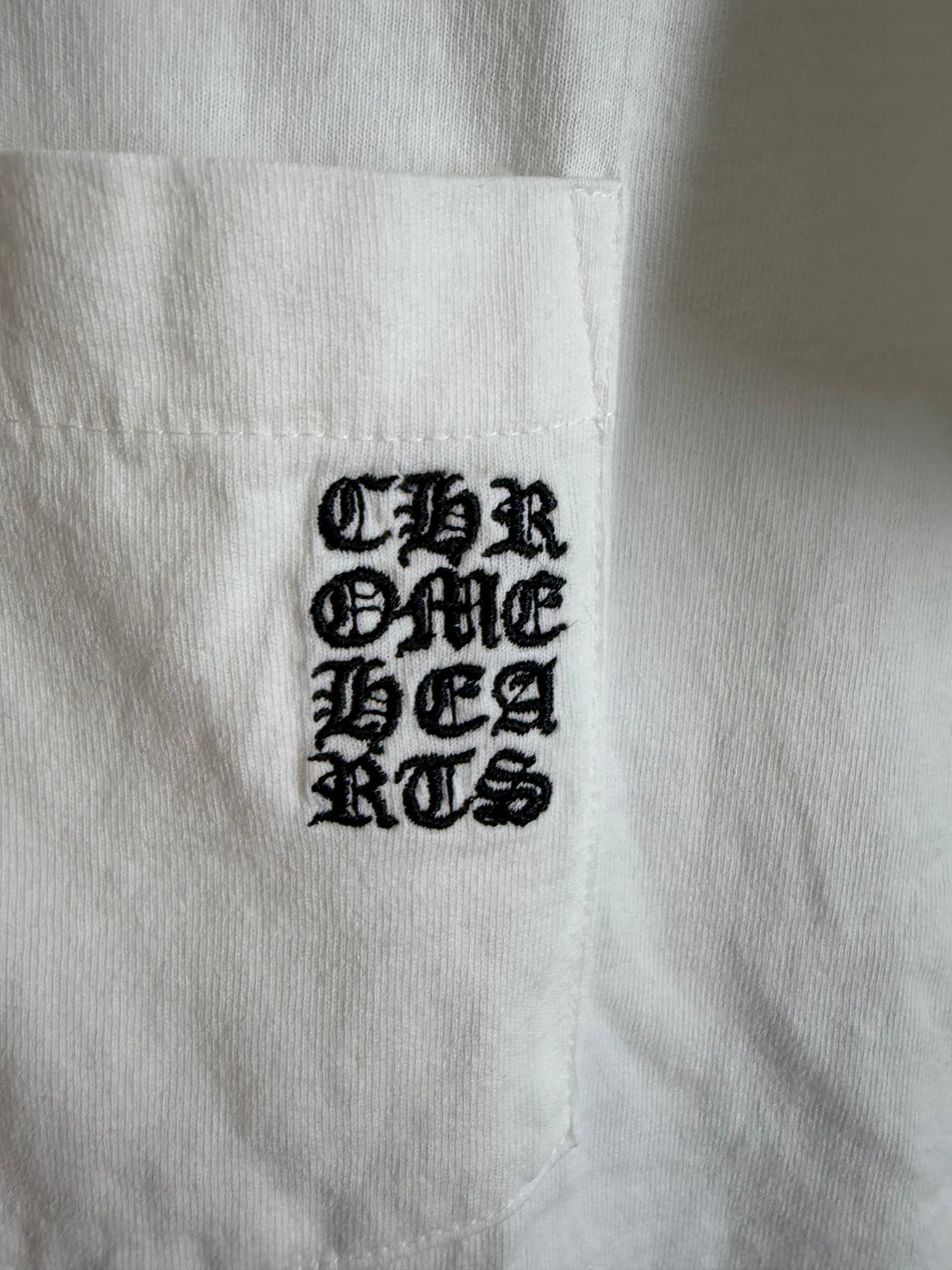 Chrome Hearts Sanskrit Cross Embroidered T-shirt
