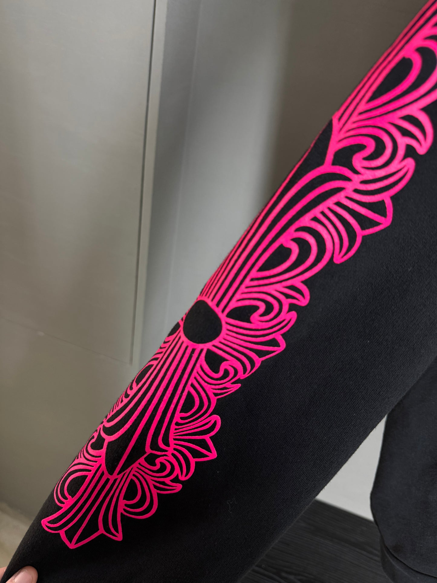Chrome Hearts Pink Horseshoe Zip-up